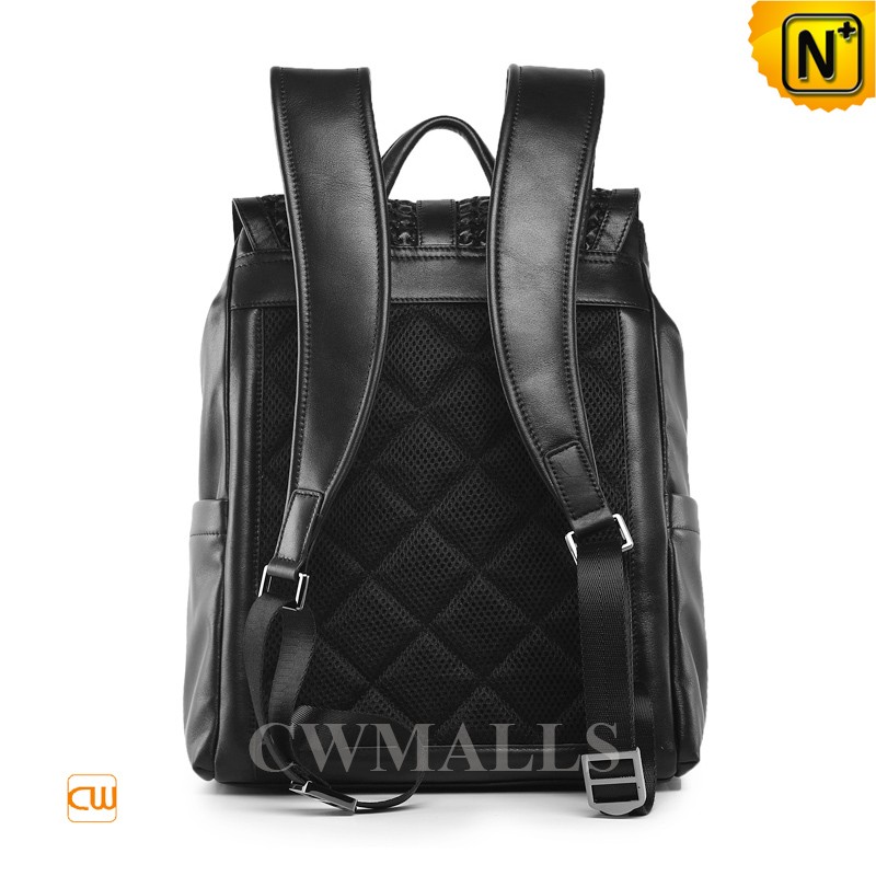 Mens-leather-backpack