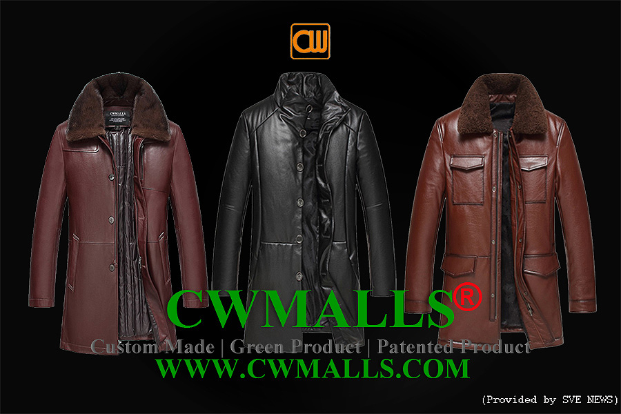 9.15 CWMALLS Leather Down Coat