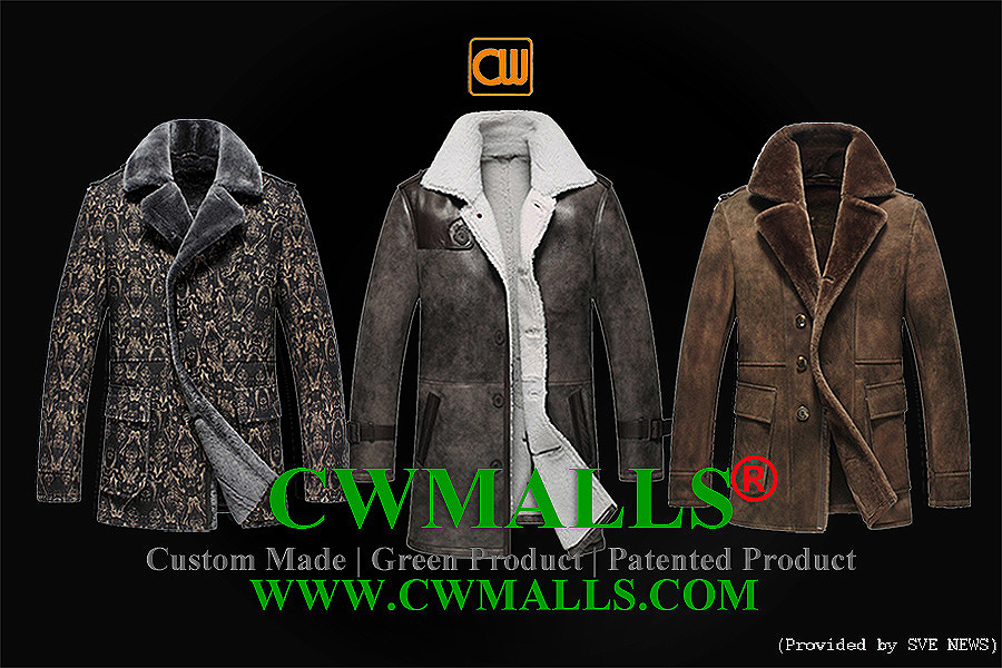 9.27 CWMALLS Printed Sheepskin Coat