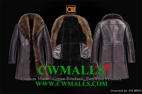 10.30 CWMALLS® Nano Embossed Fur Trench Coat